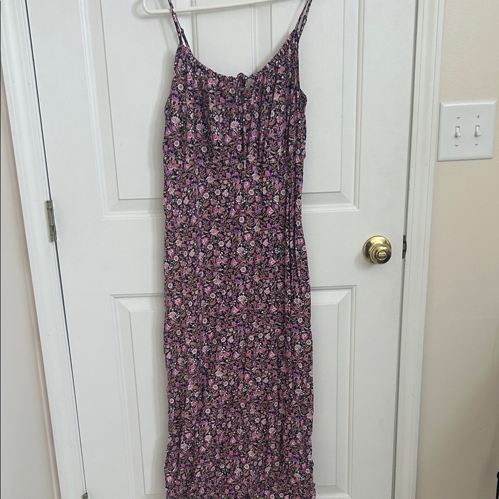 Old Navy Purple Floral Maxi Dress